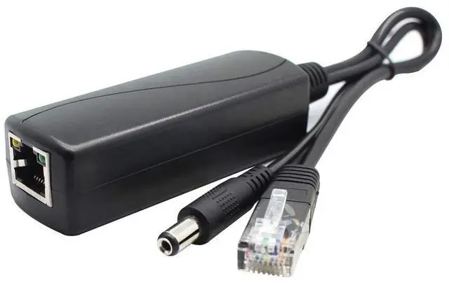 Alt view image 4 of 6 - 2-Pack Gigabit PoE Splitter, 48V to 12V 2A Ethernet Adapter, for Security Camera, AP, Voip and More, AV-PS12-G