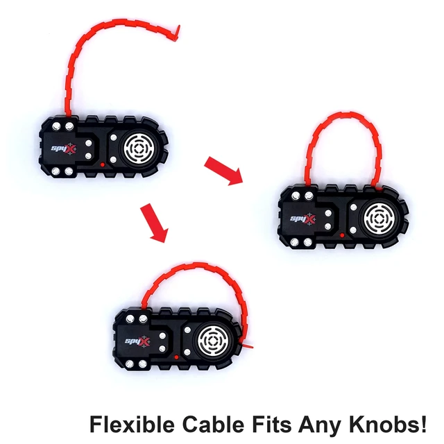 Alt view image 2 of 5 - Door Alarm - Door Monitor that Detects Motion to Protect Your Stuff & Scare Away Intruders. Motion Sensor Alarm for Kids. New Spy Gear Toy Collection. Flexible Cable Fits Any Knobs!