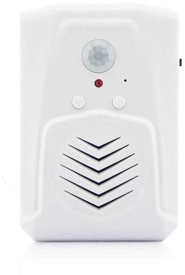Main image of Infrared Motion Sensor Activated Sound Speaker Built with Microphone Record one Voice for Shop Sale, Garage Door Alert, Greeting Visitor Door Chime, Security Reminder
