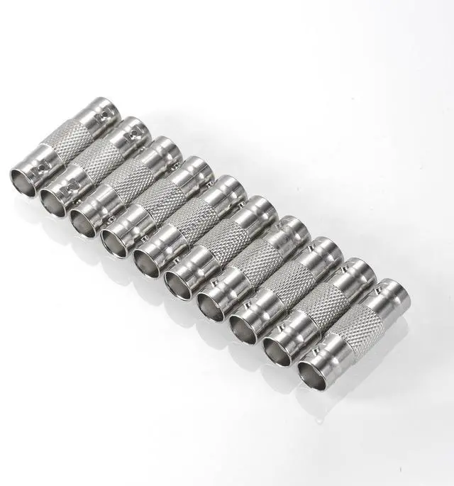 Alt view image 3 of 7 - Vszerda 20 Pack BNC Female to BNC Female CCTV Security Camera Adapter Coupler Straight Extender Connector