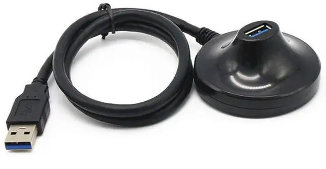 Alt view image 5 of 5 - USB3.0 WiFi Adapter Extension Cable with Pedestal-Desktop Vertical Base Extension Cable Cradle 3.0 USB Base Dock Holder for USB WiFi Adapter,Wireless Network Adapter,Wi-Fi Antenna