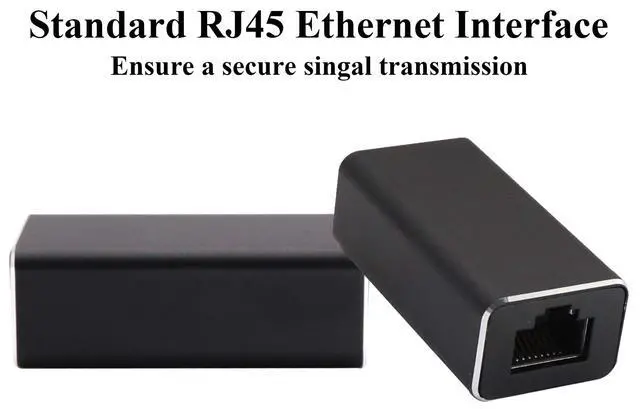 Alt view image 4 of 7 - BUCIER RJ45 Coupler, Metal Shell RJ45 Female to Female Ethernet Extension, LAN Connector Inline Network Connectors for Cat7/Cat6/Cat5e/Cat5 Ethernet Cable (2 Pack)