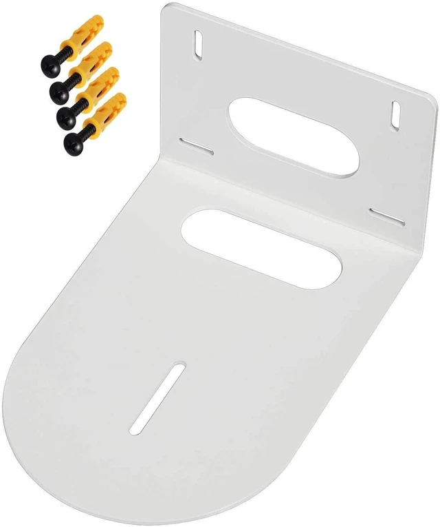 Main image of VANROUG Camera Mounting Bracket Compatible with for HuddleCam, Various PTZ Cameras, Small Universal Wall Mount Bracket White Color