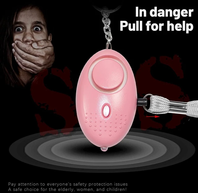 Alt view image 3 of 7 - Emergency Personal Alarm, 3 Pack 140DB Person Siren with LED Lights, Personal Panic Alarm for Men, Women, Children, Elderly Emergency Security, Self Defense Electronic Device