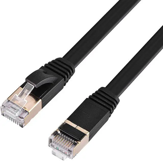 Alt view image 4 of 7 - RJ45 LAN Cable, Black Retractable LAN Network Cable, Flat Ethernet Cord for LAN Network