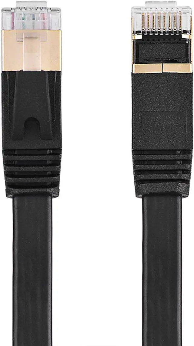 Alt view image 5 of 7 - RJ45 LAN Cable, Black Retractable LAN Network Cable, Flat Ethernet Cord for LAN Network
