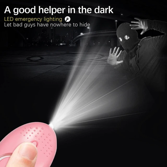 Alt view image 5 of 7 - Emergency Personal Alarm, 3 Pack 140DB Person Siren with LED Lights, Personal Panic Alarm for Men, Women, Children, Elderly Emergency Security, Self Defense Electronic Device