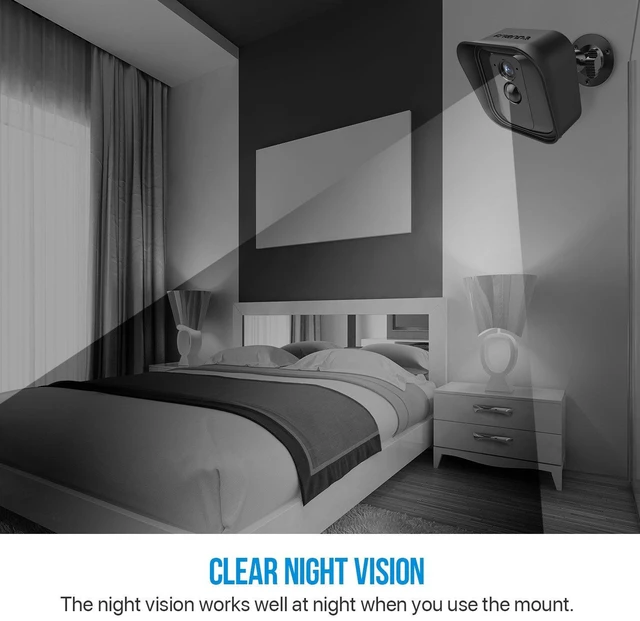 Alt view image 6 of 7 - 3 Pack Blink XT/XT 2 Camera Mount, 360 Degree Adjustable Wall Bracket | Silicone Protective Cover, Weather-resistant for Indoor & Outdoor Use, Easy Install, Secure Setup, Home Security System