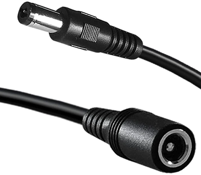 Main image of Dc Power Extension Cable,5.5mm x 2.1mm 12v Extension Cord 6FT Security Camera Cable DC Male to Female Extender Wire for CCTV IP Indoor Camera Dvr Standalone LED Strip,DC Supply Adapter