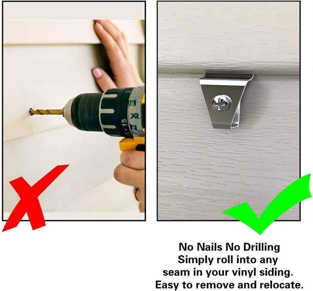 Alt view image 6 of 7 - 3-Pack Blink Outdoor Camera Mount w/ Vinyl Siding Hooks & Sync Module Mount | No-Drill Vinyl Siding Mount,Weatherproof Case,360° Adjustable Bracket for BlinkOutdoor 4/Outdoor 2K+/3rd Gen Camera System