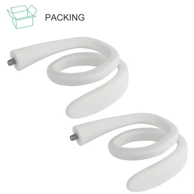 Alt view image 7 of 7 - 2Pack Flexible Twist Mount for Stick Up Cam & Outdoor Cam Plus, Flexible Gooseneck Mounting Bracket to Attach Your Camera Anywhere with No Tools - White