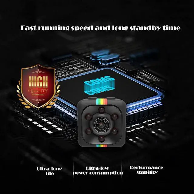 Alt view image 3 of 7 - Spy Camera 1080P Hidden Cameras WiFi - Small HD Nanny Cam with Night Vision and Motion Detection - Small Covert Security Camera for Home/Car/Indoor/Outdoor(Spy Camera)