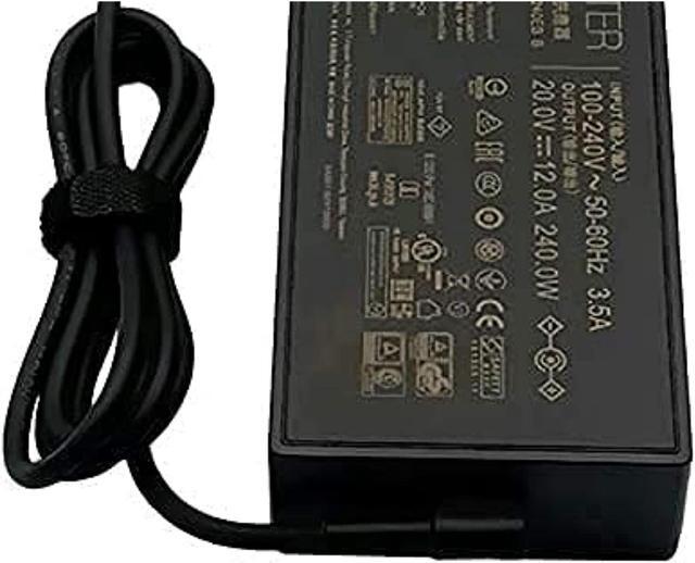 Alt view image 6 of 7 - New Compatible with ASUS ADP-240EB B 20V 12A 240W 6.0 x 3.7mm AC Adapter Notebook Charger ROG 15 GX550LXS RTX2080 Laptop Power Supply, AD065G2Uz