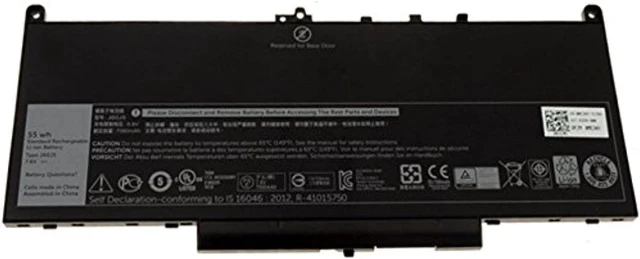Main image of GreenTech New J60J5 Replacement Battery for Latitude E7270 Latitude E7470 Primary Battery - GreenTech 7.6V 55Whr 4-Cell MC34Y 242WD