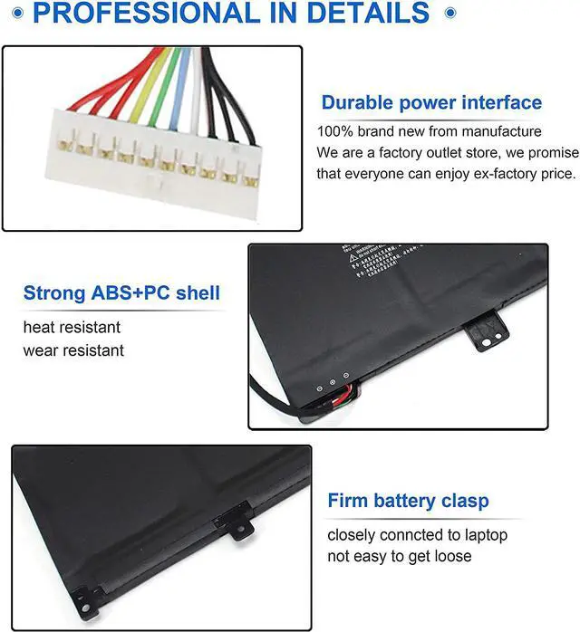 Alt view image 4 of 7 - MB04XL 844204-850 Battery for HP Envy X360 Convertible M6 M6-AQ105DX M6-AQ103DX M6-AQ003DX M6-AQ005DX M6-AR004DX 15-AQ273CL 15-AQ267CL 15-AQ005NA 15-AQ101NG 15-AQ015NR 15-AQ173CL MBO4XL 843538-541