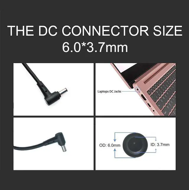 Alt view image 5 of 5 - ADP-240EB B AC Adapter Power Supply 20V 12A 240W for ASUS ROG 15 GX550LXS RTX2080 S15 S17 G15 G513 GX550LXS RTX2080 G733QM G733QR G733QS G733QSA RTX2080 Laptop Charger