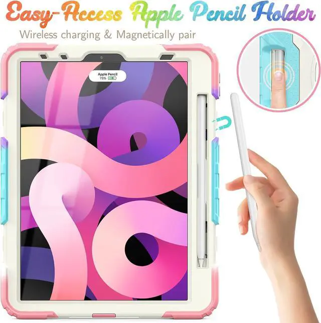 Alt view image 6 of 7 - iPad Air 10.9 Case 2022/2020, iPad Air 5th/4th Generation Case, Rugged Protection Case for iPad Air 5/4
