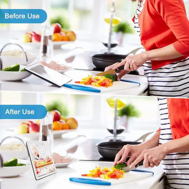 Alt view image 4 of 7 - 2-Pack Tablet Stand and Holder Compatible with iPad iPad Pro Mini Smartphones and E-Readers