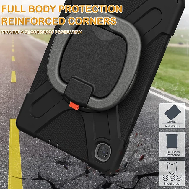 Alt view image 6 of 6 - Case for SAM-SUNG Galaxy Tab S6 Lite - 2024/2022/2020 Black Grey