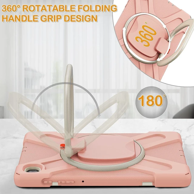 Alt view image 2 of 6 - Case for SAM-SUNG Galaxy Tab S6 Lite - 2024/2022/2020 Rose Gold