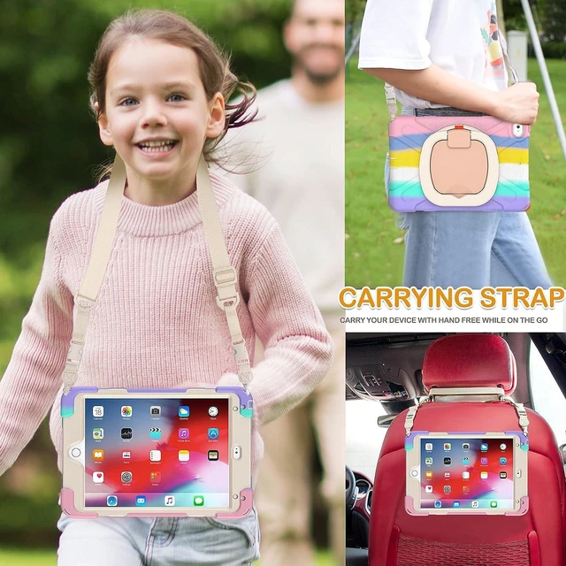 Alt view image 5 of 6 - for iPad mini 5 Case 2019, iPad mini 4 Case 2015 - Colorful Pink