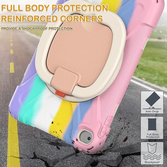 Alt view image 6 of 6 - for iPad mini 5 Case 2019, iPad mini 4 Case 2015 - Colorful Pink