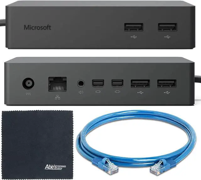Main image of Microsoft Surface Dock - Compatible with Surface Pro 3, 4 & Book - PF3-00005 + Ethernet Cable Kit