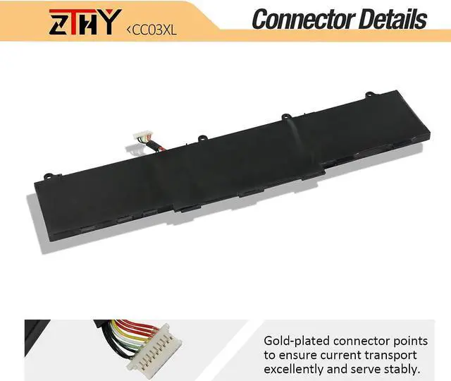 Alt view image 4 of 7 - ZTHY 53Wh CC03XL Battery Replacement for HP ZBook Firefly 14 G7 G8, EliteBook 830 835 840 845 G7 G8, Probook 635 Aero G7 G8 Series HSTNN-DB9Q L77608-2C1 L77608-421 L78555-005 CC03053XL-PL 11.55V