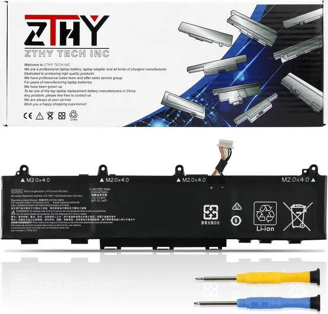 Main image of ZTHY 53Wh CC03XL Battery Replacement for HP ZBook Firefly 14 G7 G8, EliteBook 830 835 840 845 G7 G8, Probook 635 Aero G7 G8 Series HSTNN-DB9Q L77608-2C1 L77608-421 L78555-005 CC03053XL-PL 11.55V