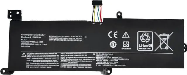 Main image of NBULBL L16M2PB1 Laptop Battery Replacement for Lenovo IdeaPad 320-14AST 320-14IAP 320-14ISK 320-15ABR 320-15AST 320-15IAP 320-14AST 330-14IGM 520-15IKB V320-17IKB B320-14IKB S145-14IIL L16C2PB1