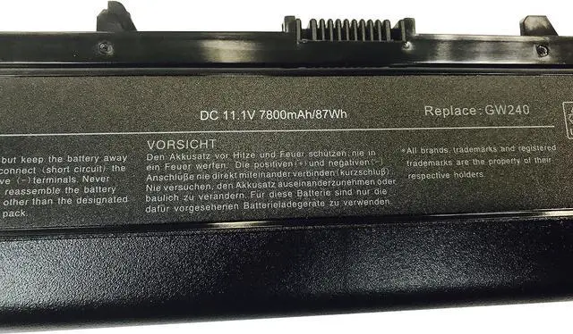 Alt view image 5 of 6 - GHU New Battery GP952 87Wh Compatible with Dell Inspiron 1525 1526 1545 1546 PP29L PP41L PN XR693 X284G RU586 RN873 GW240 M911G fit Part# 312-0844 C601H HP297 K450N GW252