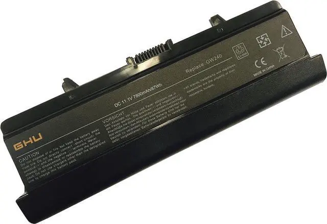 Alt view image 2 of 6 - GHU New Battery GP952 87Wh Compatible with Dell Inspiron 1525 1526 1545 1546 PP29L PP41L PN XR693 X284G RU586 RN873 GW240 M911G fit Part# 312-0844 C601H HP297 K450N GW252