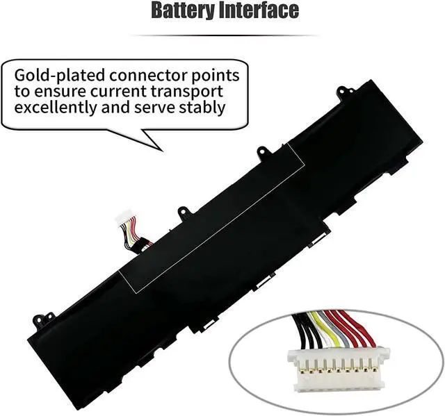 Alt view image 6 of 7 - INTIFO 53Wh CC03XL Laptop Battery Compatible with HP ZBook Firefly 14 G7 G8 EliteBook 830 835 840 845 G7 G8 Series HSTNN-DB9Q HSTNN-IB9F HSTNN-LB8Q L77608-2C1 L78555-005 [11.55V 4400mAh 3-Cell]