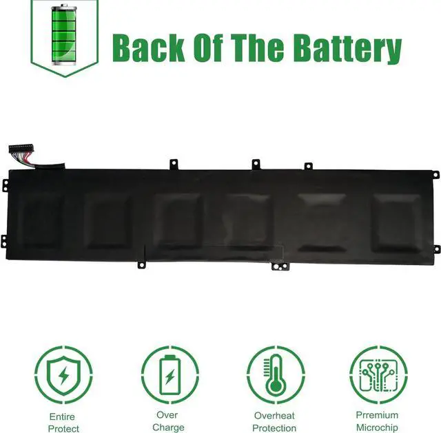 Alt view image 5 of 5 - JIAZIJIA 4GVGH 01P6KD Laptop Battery Replacement for XPS 9550 Precision 5510 Series Notebook 1P6KD 11.4V 84Wh 7260mAh