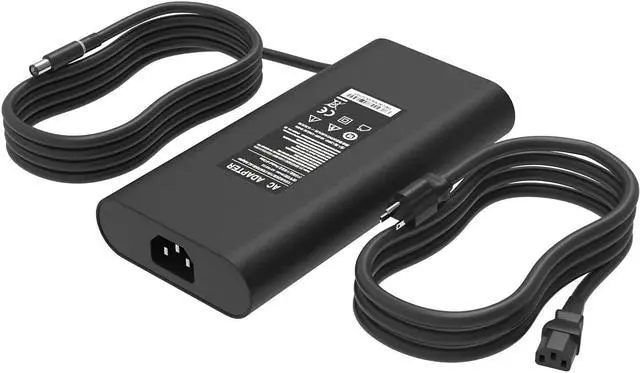 Main image of 240W 180W AC Adapter Charger Replacement for DELL Alienware Laptops - Compatible with Alienware M17X R2 R3 M18X, M18X R2, X51, Precision 7710 7720 Power Supply Cord