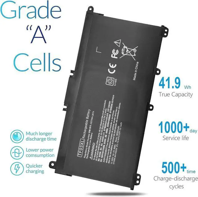 Alt view image 5 of 6 - 41.9WH Type TF03XL Battery Compatible with HP Pavilion 15-CC 15-CD 15-CC154CL 15-CC060WM 15-CC152OD 15-CC055OD 17-AR050WM HSTNN-IB7Y 920046-121 920046-421 HSTNN-LB7X