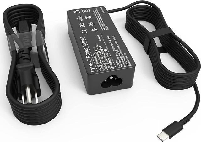 65W USB C Charger for Dell Laptop Charger Latitude 5420 7420 5520 5320 7320  7400 7410 7390 5290 5430 7330 7430 9430 Chromebook 3100 5190 2in1,XPS 13  Replacement Type C AC Adapter Power Cord 