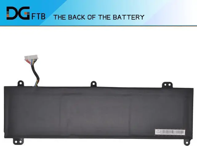 Alt view image 3 of 7 - DGTEC New N550BAT-3 Replacement Battery for Clevo N550RC N550RN N551RN F57-D1T 6-87-N550S-4E4 6-87-N550S-4E42 6-87-N550S-4E43 (11.4V 48Wh)