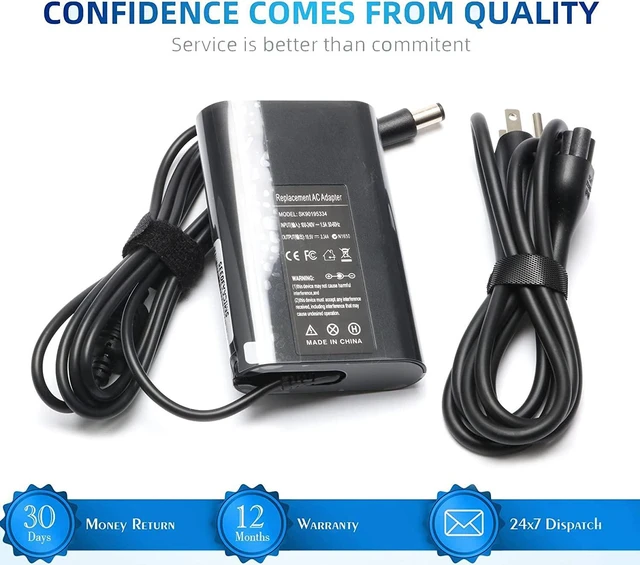 Alt view image 7 of 7 - Laptop Charger 65W for Dell Latitude 7490 7400 7480 5400 5490 5500 5590 5480 5580 3310 7290 5290 E5470 E5440 E5570 E7250 E7450 E6540 E7440 E6440 E6430 Power Cord Supply Computer Ac Adapter Replacement