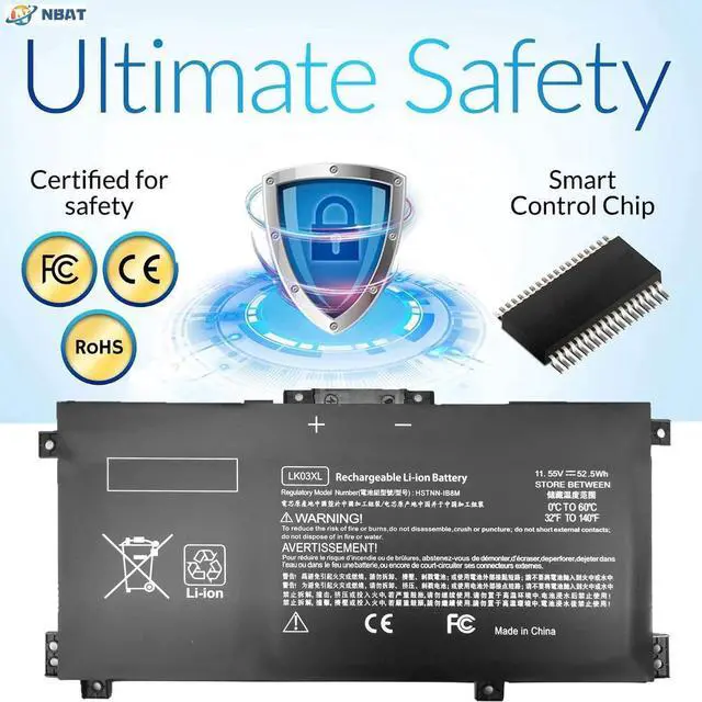 Alt view image 5 of 7 - LK03XL Battery L09281-855 916814-855 for HP Envy X360 battery replacement 15m-cn0xxx 15m-cp0xx 15m-bq1xx 15t-cn 15m-bp011dx 15m-bp012dx 15m-bp112dx 15m-bp111dx 15-bp194cl 17m-ae0xx 15-bp100 L09280-855