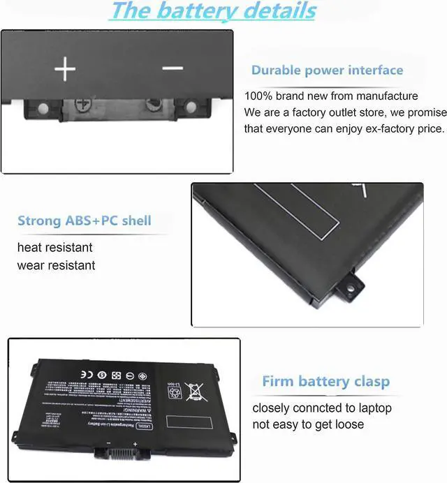 Alt view image 4 of 7 - LK03XL Battery L09281-855 916814-855 for HP Envy X360 battery replacement 15m-cn0xxx 15m-cp0xx 15m-bq1xx 15t-cn 15m-bp011dx 15m-bp012dx 15m-bp112dx 15m-bp111dx 15-bp194cl 17m-ae0xx 15-bp100 L09280-855