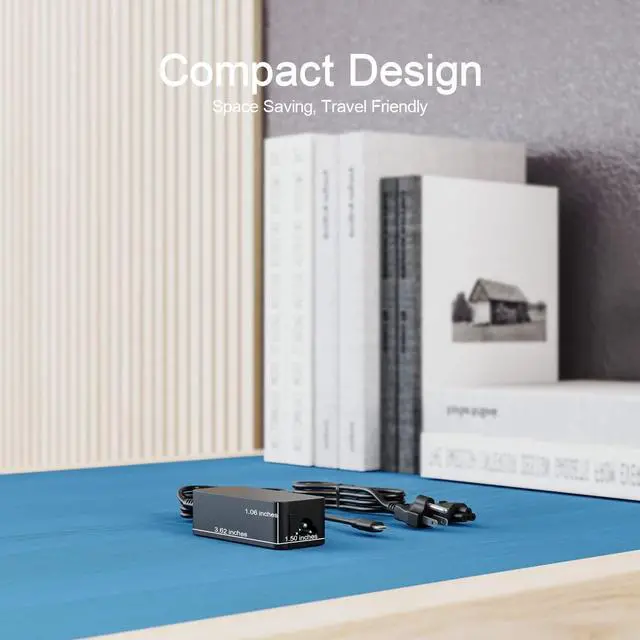 Alt view image 6 of 7 - 45W USB-C Charger Fit for Samsung Chromebook 4 4+ XE350XBA XE310XBA XE310XBA-K01US XE350XBA-K05US XE350XBA-K01US XE310XBA-K03US XE350XBA-K03US, Fit for Chromebook 11.6, 15.6 Type C Laptop Power Cord