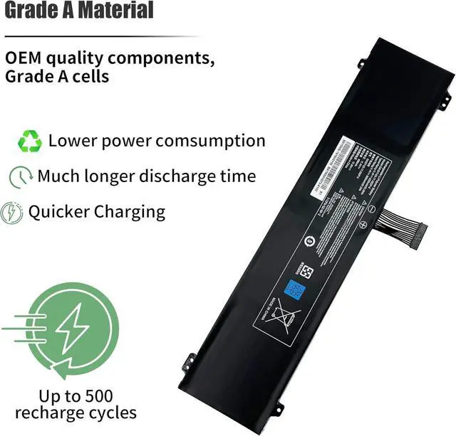 Alt view image 4 of 7 - 93.48Wh GKIDT-03-17-3S2P-0 Laptop Battery Compatible with Adata XPG Xenia 15 Schenker XMG Fusion 15 XFU15L19 Notebook GKIDT-00-13-3S2P-0 3ICP6/62/69-2 3ICP6/63/69-2 [11.4V 8200mAh 6-Cell]