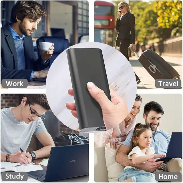 Alt view image 7 of 7 - Laptop Charger for Dell, 130W (watt) 4.5mm Round Tip Laptop Charger for Dell XPS 15 9530 9550 9560 9570/Precision M3800 5510 5520 5530, HA130PM130 DA130PM130 Power Supply