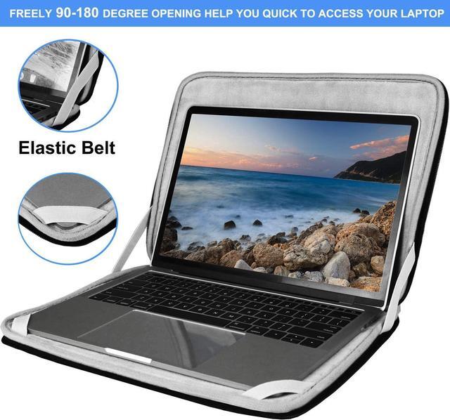 Alt view image 3 of 7 - Laptop Sleeve 15.6 Inch Durable Shockproof Protective Cover Compatible with HP    Notebook Computer Black