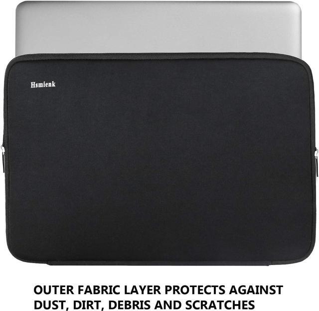 Alt view image 4 of 7 - Laptop Sleeve 15.6 Inch Durable Shockproof Protective Cover Compatible with HP    Notebook Computer Black