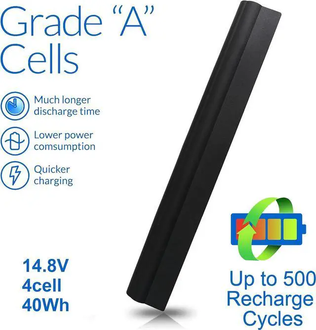 Alt view image 4 of 6 - 40Wh M5Y1K 14.8V Battery for Dell Inspiron 14 15 17 5000 3000 Series 5559 5558 5566 3551 3451 3558 3552 i3558 3567 5755 5756 5458 5759 5758 5759 VN3N0 HD4J0 GXVJ3 P51F P63F P47F P52F 453-BBBQ P64G