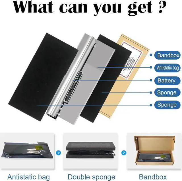 Alt view image 6 of 7 - SKY BOY Spare LA04 LAO4 728460-001 752237-001 776622-001 Battery for HP Pavilion 14 15 TouchSmart 15-f272wm 15-f233wm 15-f271wm 15-f211wm 15-f039wm 15-f010wm 15-f009wm 15-f010dx 15-f033wm Laptop