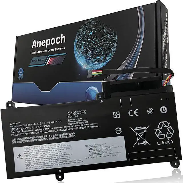 Main image of 45N1754 45N1755 Laptop Battery Replacement for Lenovo ThinkPad E450 E450C E455 E460 E465 E475 E470 E460C Series Notebook 45N1752 45N1753 45N1755 45N1756 45N1757 11.4V 47Wh 4120mAh