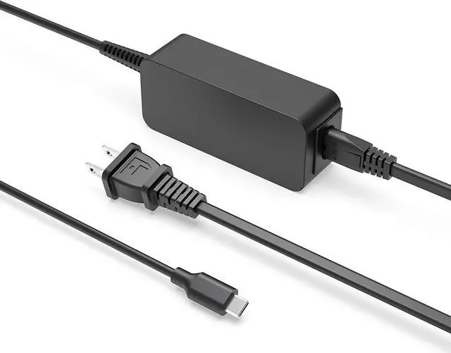 Main image of USB C Charger for Lenovo Chromebook, (UL Certified Safety), 10Ft Length Durable Cable, Portable Design, 45W Fast Charging Adapter